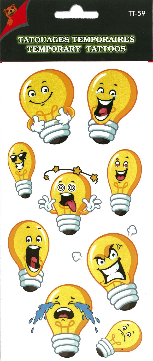 TATOUAGES TEMPORAIRES  LUMIERES(P)