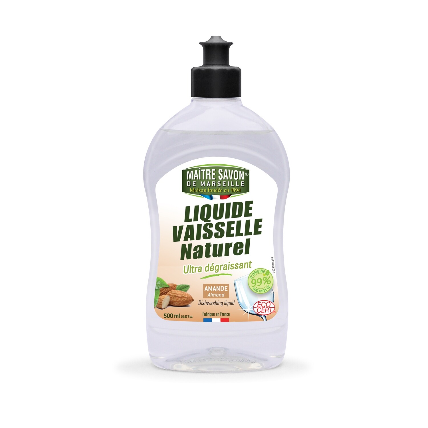 LIQUIDE VAISSELLE AMANDE 500ML
