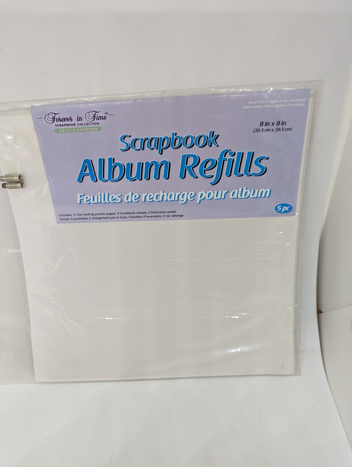 5 FEUILLES DE RECHARGE POUR ALBUM  SCRAPBOOK(J5)