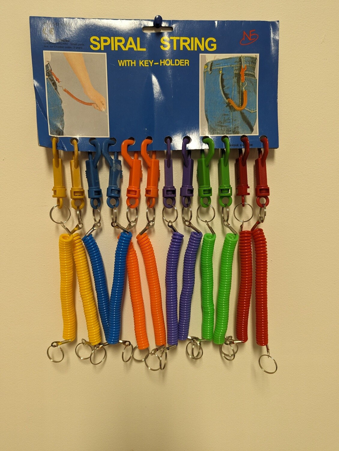 PORTE CLE SPIRAL VENDU EN 12 (P1)