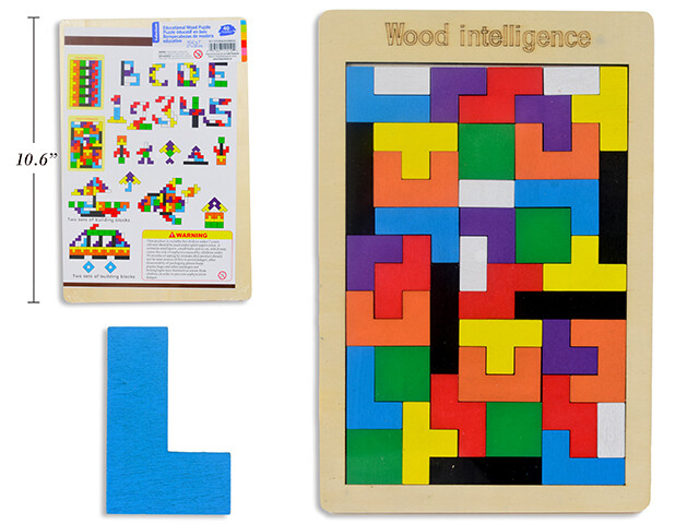 JEU DE BLOC EDUCATIF EN BOIS(B6-4)