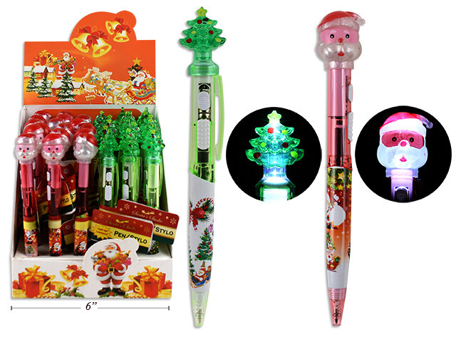 CRAYONS A LENCRE LUMINEUX AVEC PERSONNAGE (PRESENTOIR) (XM)