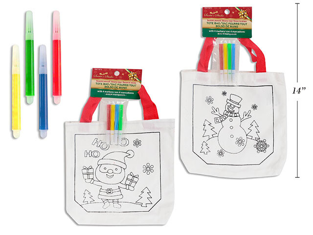 SAC FOURRE-TOUT A COLORER AVEC 4 MARQUEURS (XM)(G4)