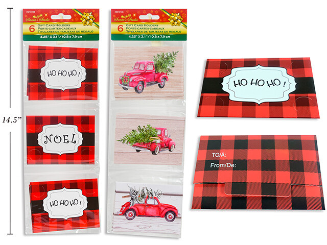 PORTE CARTE CADEAUX 4.25x3.1PO 6MCX (XM)(G4)