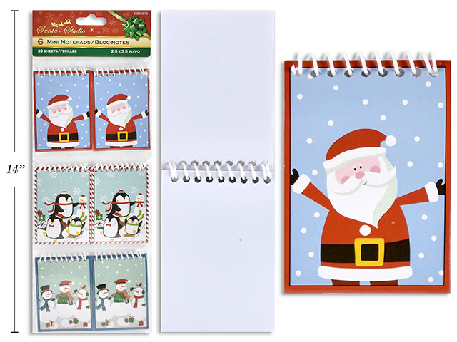 MINI BLOC NOTES 20 FEUILLES 6MCX (XM)(G4)