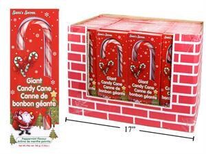 CANNE DE BONBON GEANTE 100G A LA MENTHE (PRESENTOIRX 48) (XM)