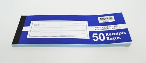 LIVRET DE RECU SANS CARBONE (50)(H5-4)
