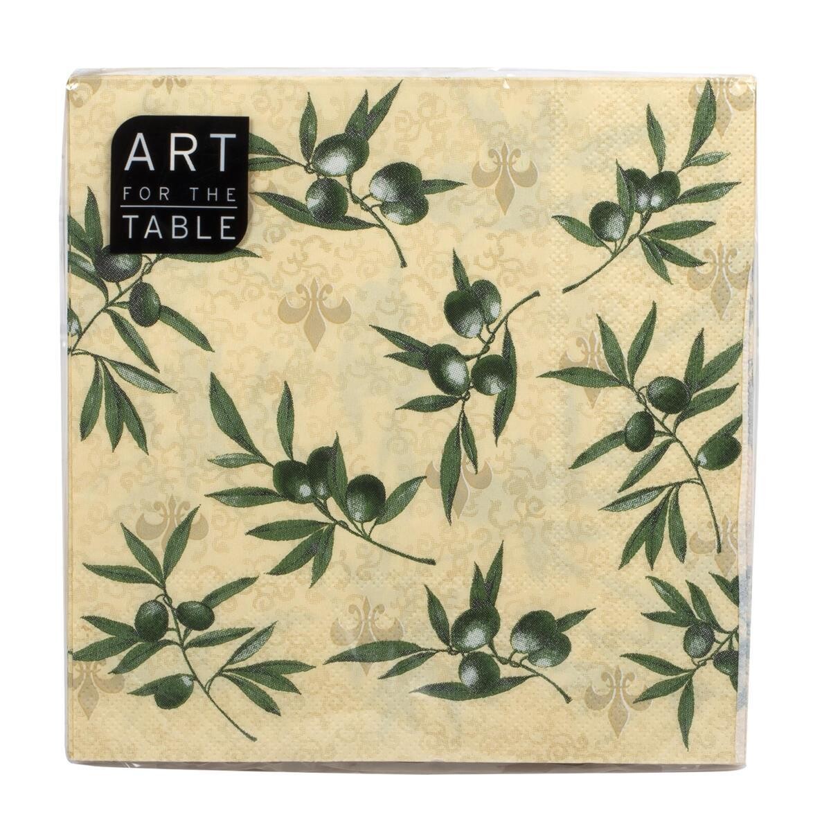 SERVIETTE DE TABLE (20) 13X13(D3)(DISC)