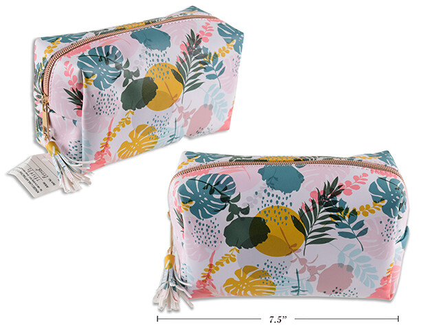 SAC A COSMETIQUE 19X9X11CM FLORAL(E2-5)