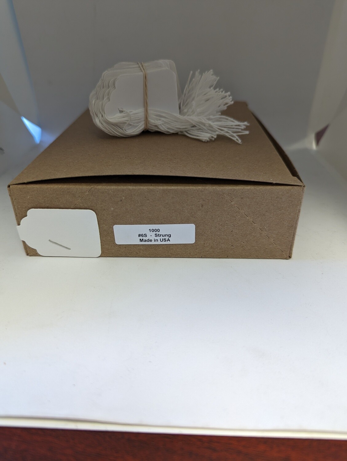 ETIQUETTES A CORDE (1 1/4X 1 29/32)(PQT1000) (H4-1)