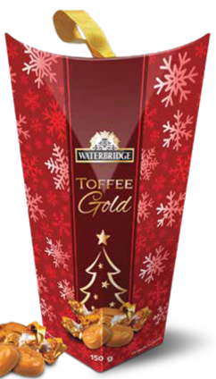 TOFFEE CHOCOLAT CARAMEL BOITE   150G (XM)