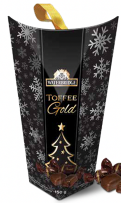 TOFFEE CHOCOLAT NOIR DANS TOUR DE CARTON 150G