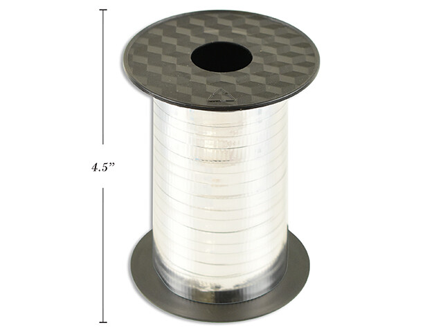 RUBAN A FRISÉ ARGENT MÉTALLIQUE 225PI (D8)