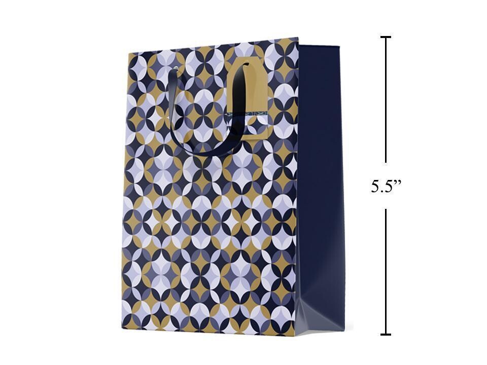 SAC CADEAU CERCLE BLEU PETIT 4x6 (C9-7)