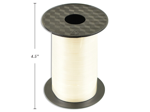 RUBAN A FRISÉ VANILLE 300PI (D8)