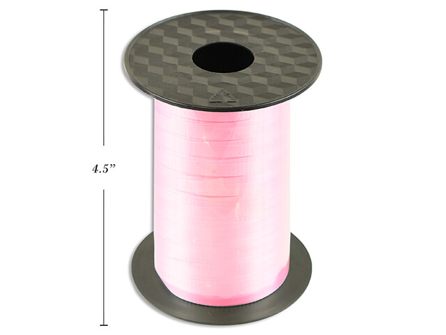 RUBAN A FRISÉ ROSE 300PI (D8)