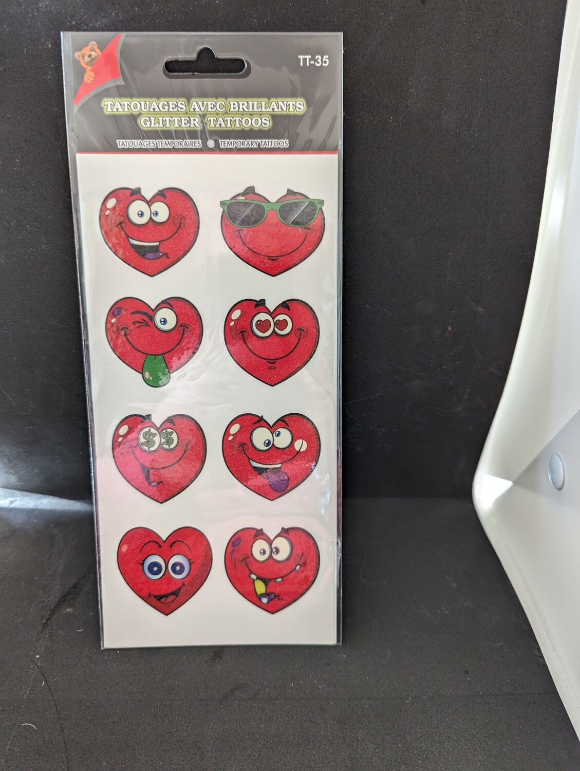 TATOUAGES TEMPORAIRES  AVEC BRILLANTS(P)