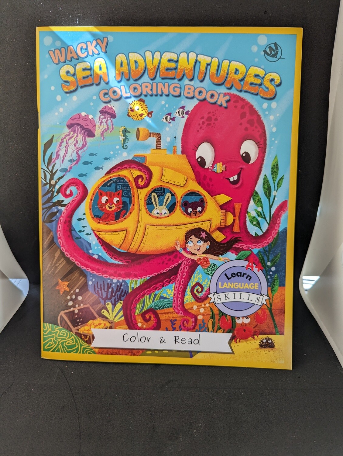 LIVRE A COLORIER ANGLAIS UNIQUEMENT SEA ADVENTURE(A6-5)