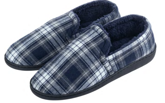 Mocassin H carreauté bleu marin  (PREB)