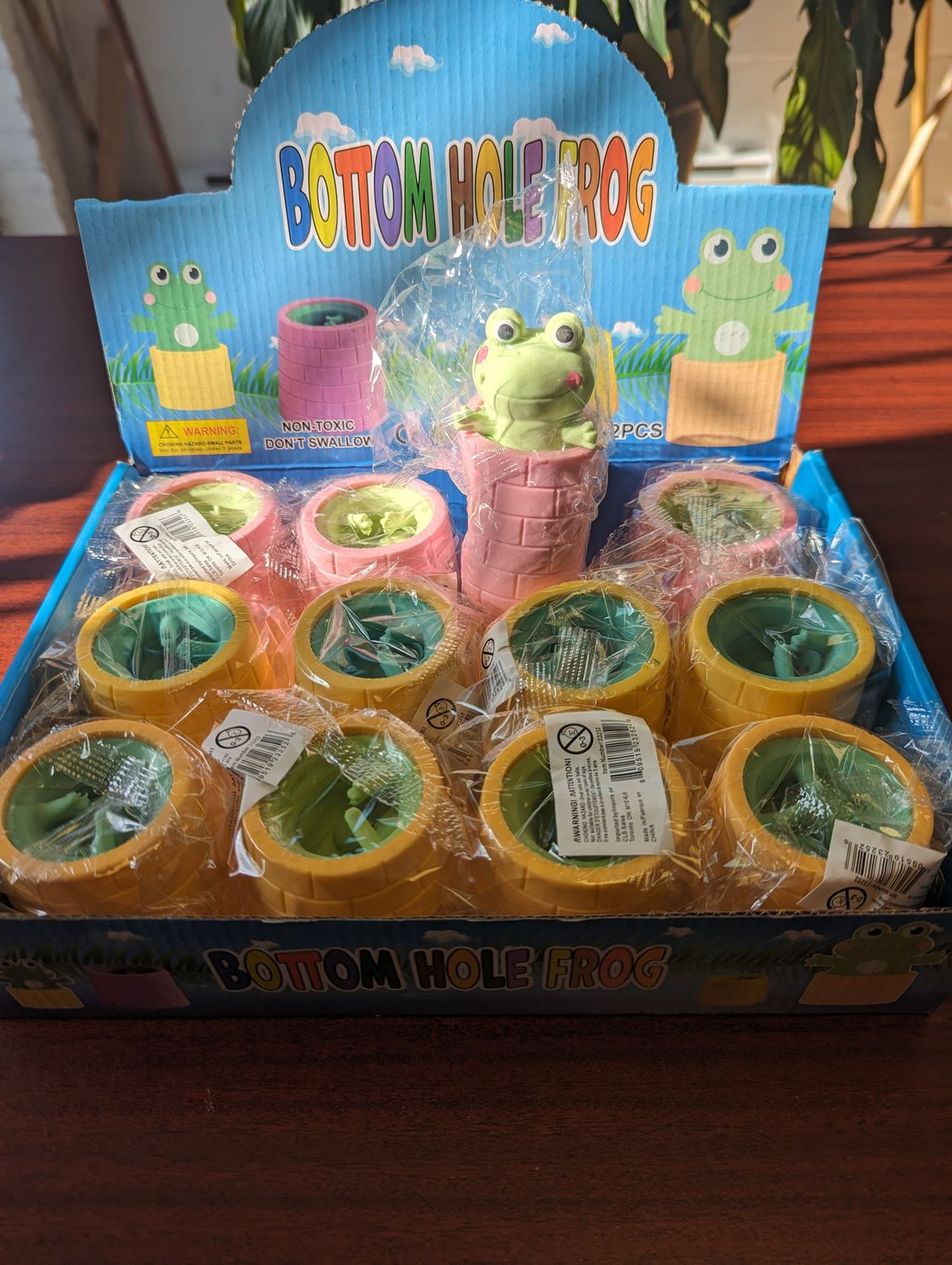 PRESENTOIR GRENOUILLE ANTI STRESS (PRE12) (A8-1)