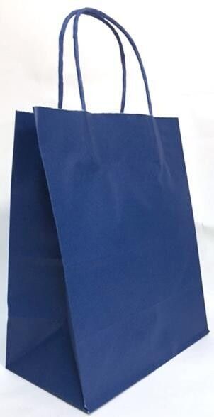 SAC KRAFT BLEU MARIN 12MCX MOYEN 7x9 (C6-6)