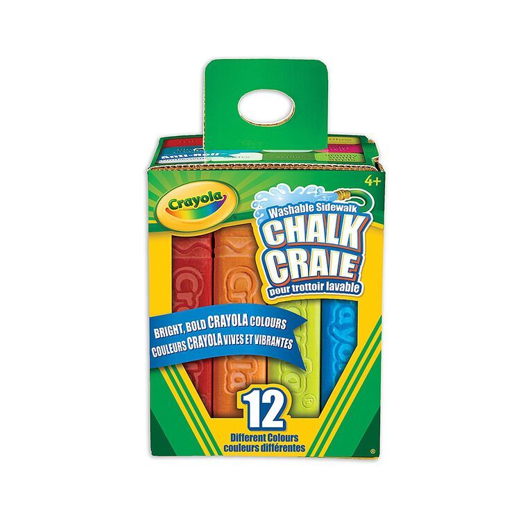 CRAIE CRAYOLA EN PAQUET DE 12 COULEUR VIVE (E7-4)