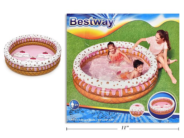 PISCINE GONFLABLE SUNDAE 63X15PO