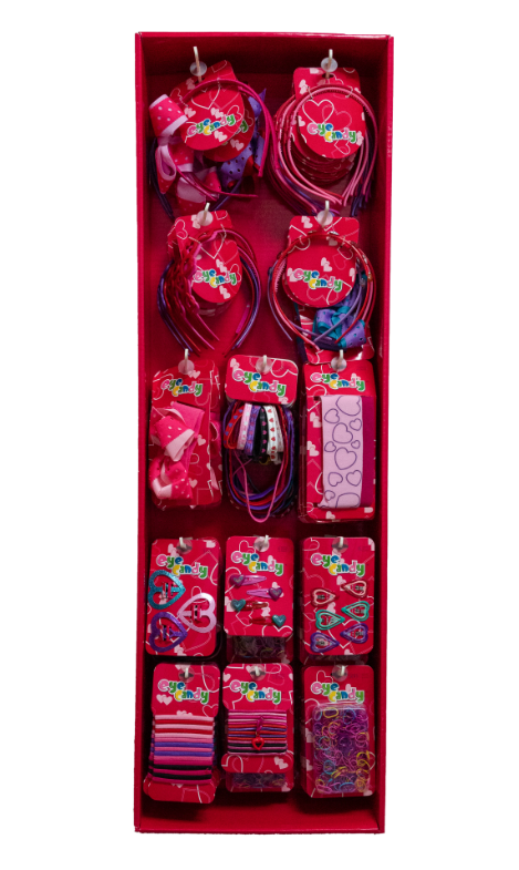 PRESENTOIR ACCESSOIRES CHEVEUX ST VALENTIN GERTEX