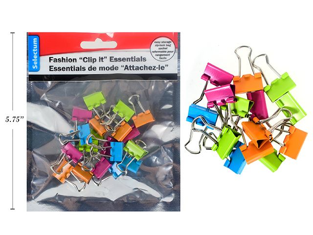 PINCE A FEUILLE DE COULEUR PQT 18 15MM(K3-1)