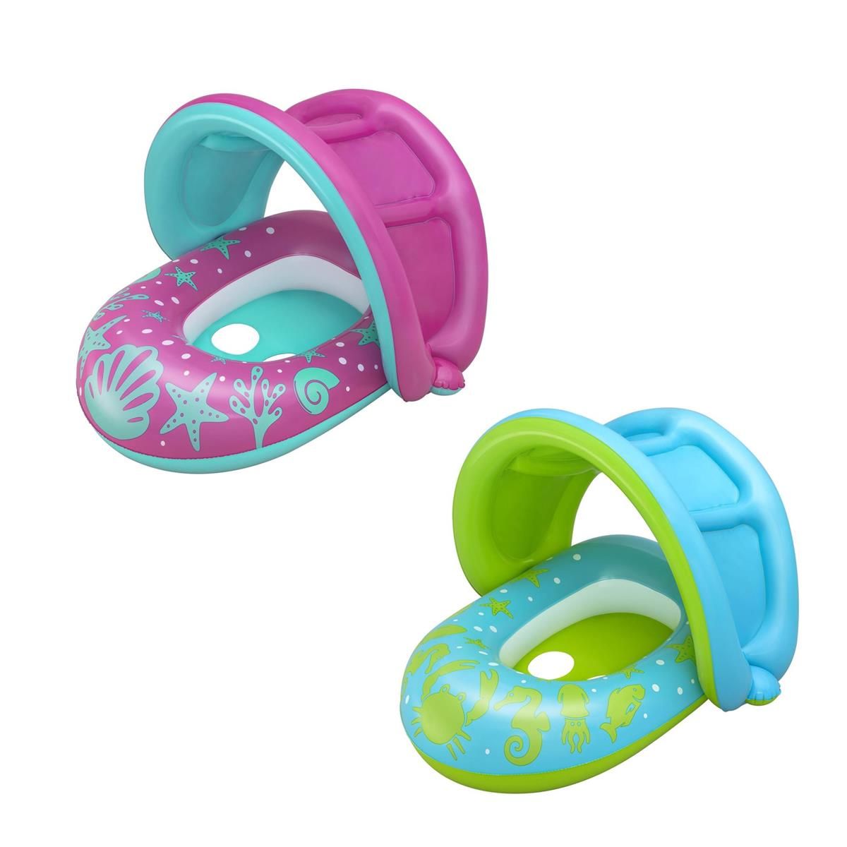 BATEAU GONFLABLE POUR ENFANT AVEC PARE-SOLEIL 31&quot; (ETE)