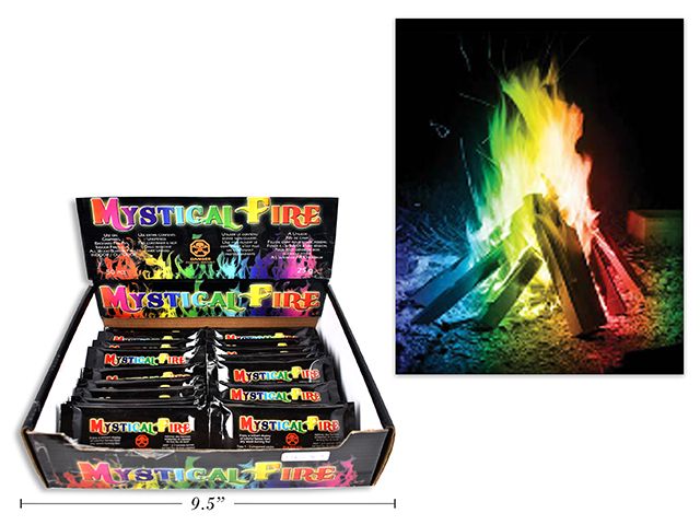 FEU MYSTIQUE CHANGE DE COULEUR EN PRÉSENTOIR DE 50  (ETE)