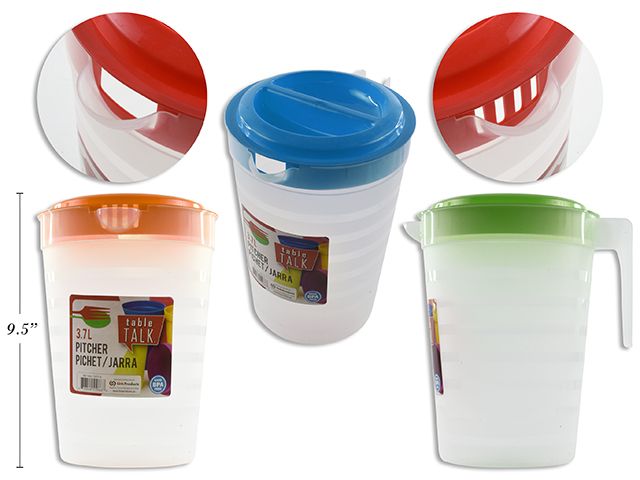 PICHET 3.7L PLASTIQUE TRANSPARENT (ETE)
