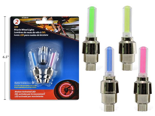 Lumiere de roues de velo DEL (2) (ETE)