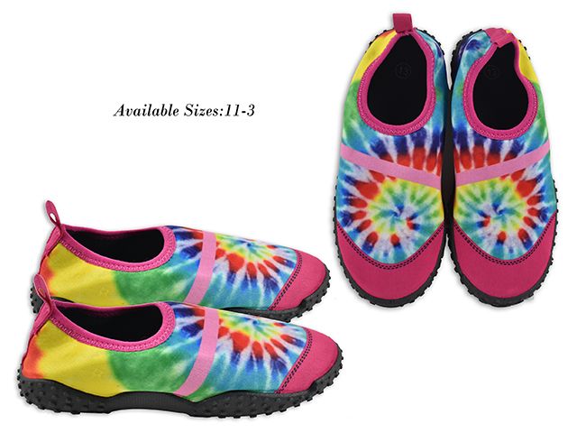 Soulier d'eau pour enfant grandeur 11-3 tie-dye (ETE)**