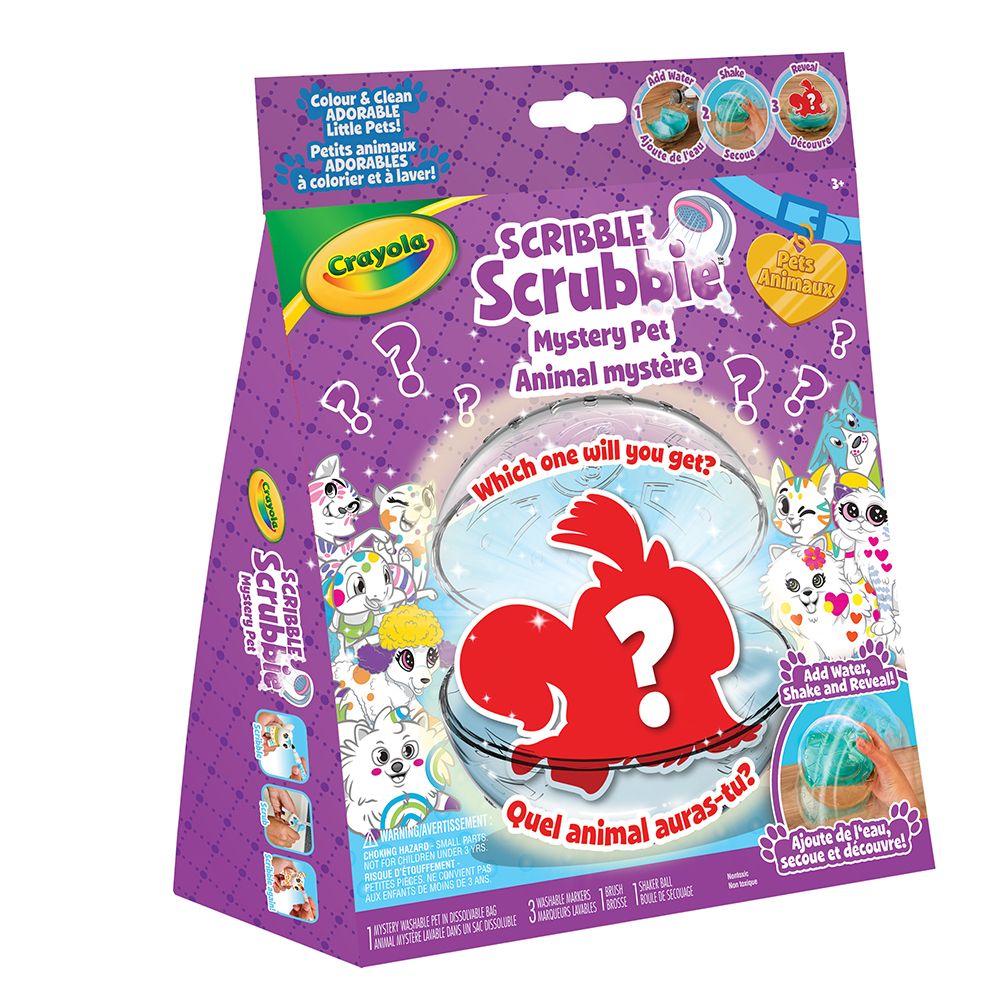 CRAYOLA Scribble Scrubbie Mystery Pet(E8-5)