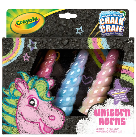 CRAYOLA CRAIE LICORNE EN PQ DE 3 (E7-4)