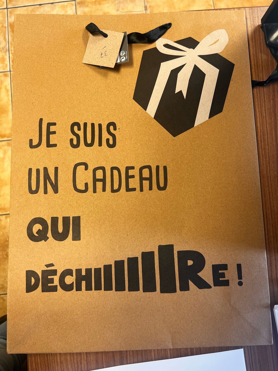 SAC CADEAU KRAFT JUMBO NOEL