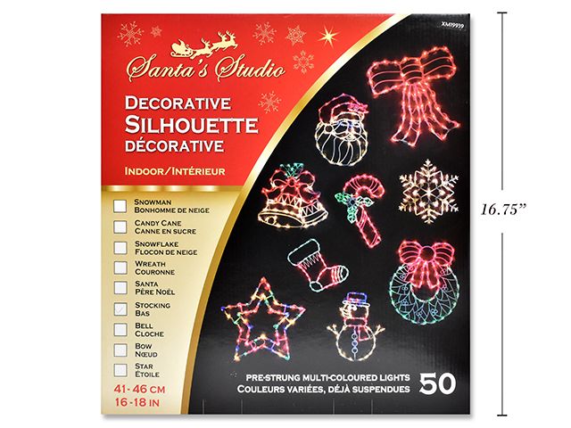 SILHOUETTE DECORATIVE LUMINEUSE  INTERIEUR(G1)