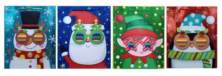 SAC CADEAU MOYEN ASST BRILLANT NOEL