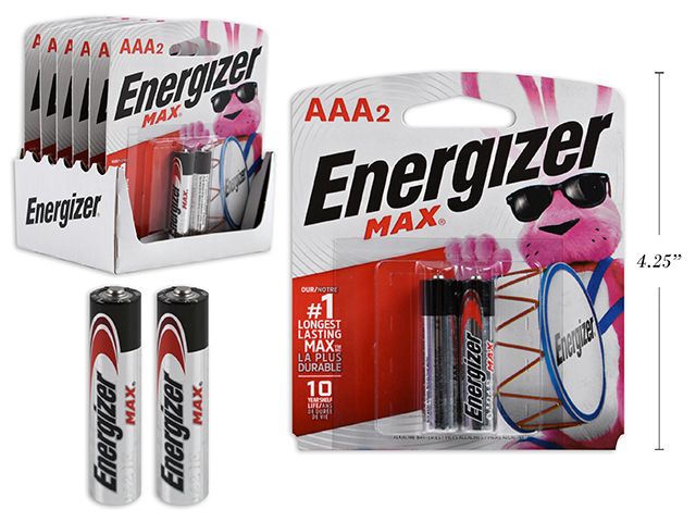 BATTERIE ENERGIZER PT 2 AAA(L1-1)