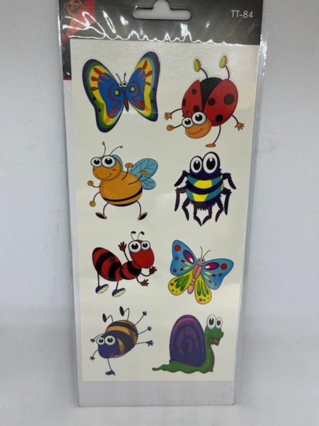 TATOUAGE TEMPORAIRE INSECTE COOL