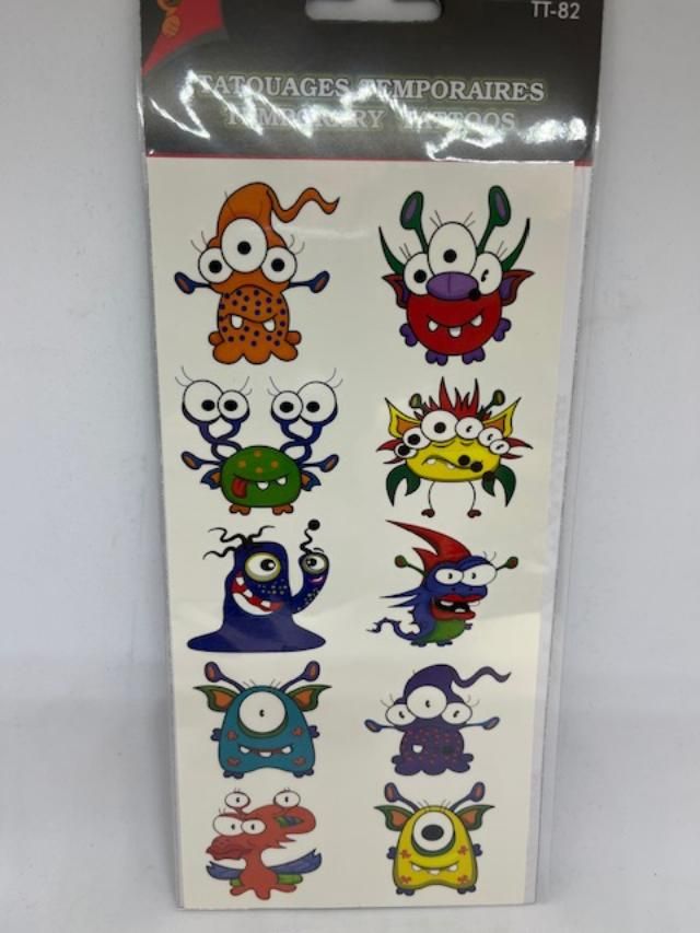 TATOUAGE TEMPORAIRE EXTRATERRESTRES