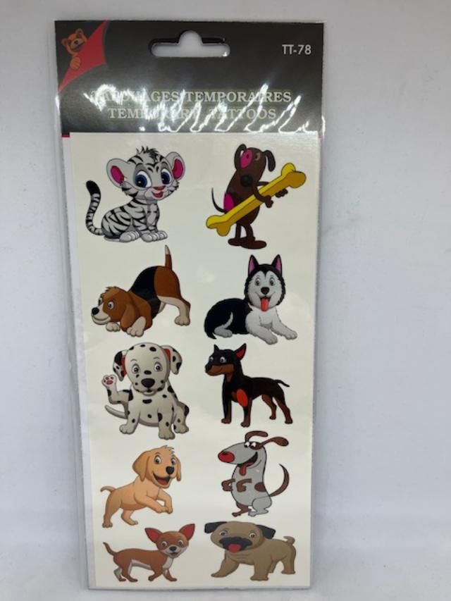 TATOUAGE TEMPORAIRE CHIEN