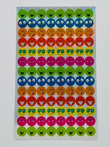 AUTOCOLLANTS SMILEY BRILLANTS 416 MCX