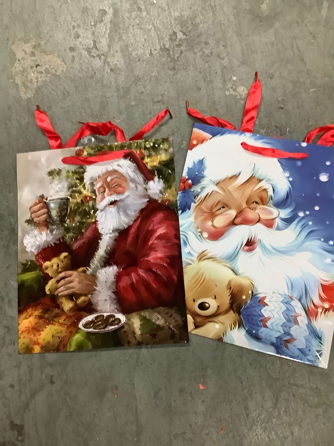 SAC CADEAU PÈRE Noël LARGE(F4)