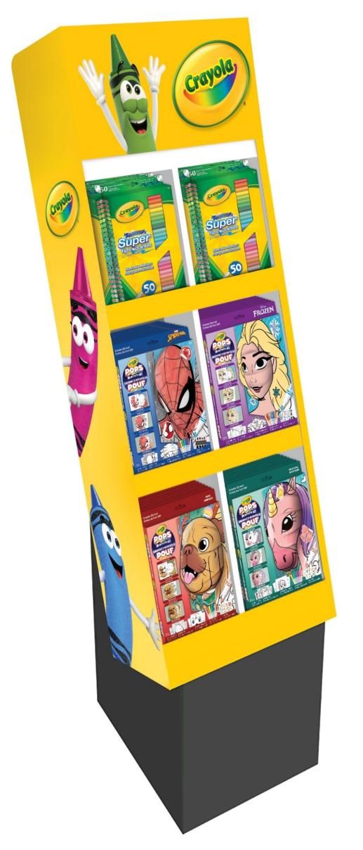 PRÉSENTOIR CRAYOLA POPS 3D (F2-2)