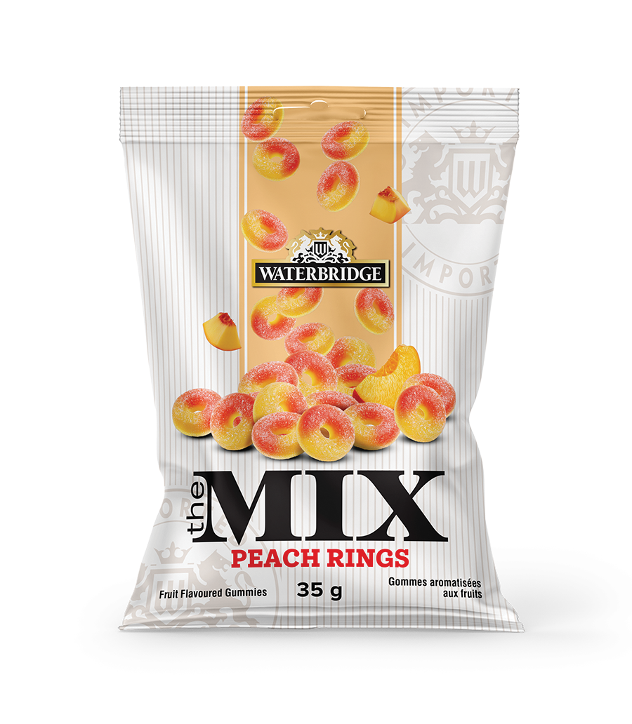 WATERBRIDGE BONBONS AUX PECHES 35GR ( .68 UNITÉ) (24)