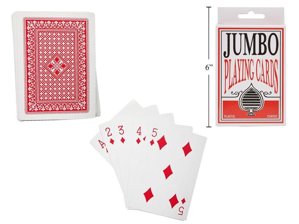 JEUX DE CARTE JUMBO 3.5X5 PO(A11-4)