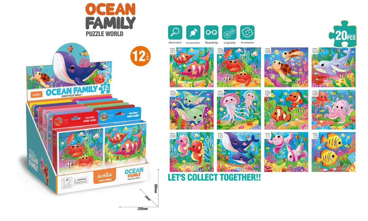 CASSE-TÊTE 20 MCX AMIS DE L&#39;OCEAN(B8-4)