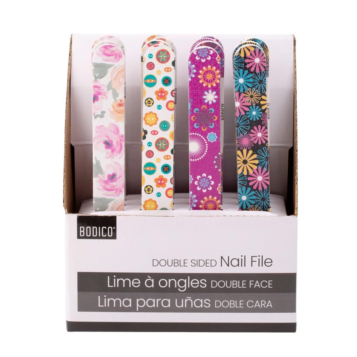 LIME A ONGLE DOUBLE FACE 18 CM 4 ASST(E5-3)